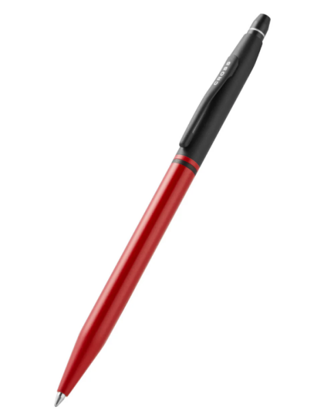 Cross Click Tuxedo - Satin Metallic Red With Black химикалка
