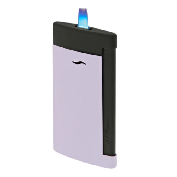 ЗАПАЛКА S.T.DUPONT SLIM 7 MATT BLACK AND LILAC LIGHTER 27762