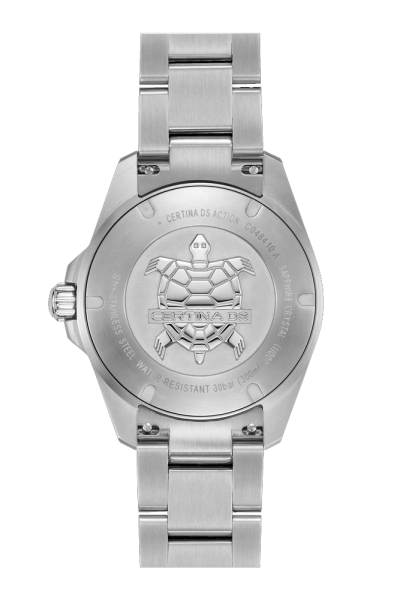 Certina DS Action 40mm C048.410.11.091.00 пълен изглед с пеперуда закопчалка – classicwatches.bg