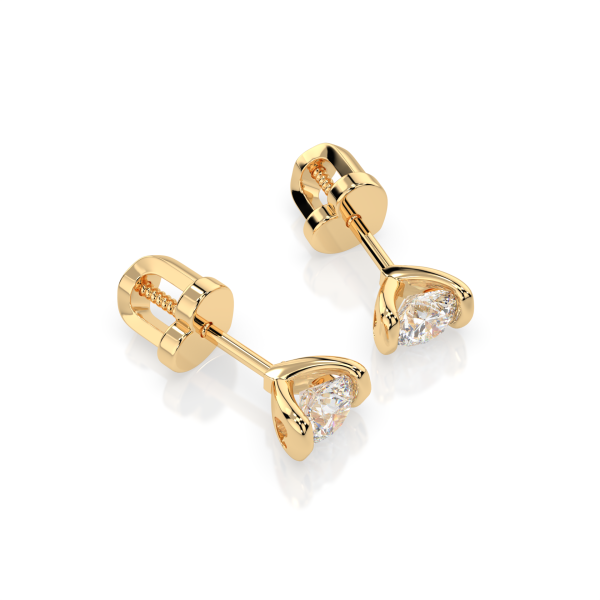 Cara обеци с GIA сертифицирани диаманти K102-10016Y