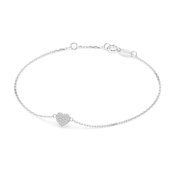 Cara гривна с диаманти 0.09 ct – ЗЛАТНО БИЖУ 14К K105-10012W/14K