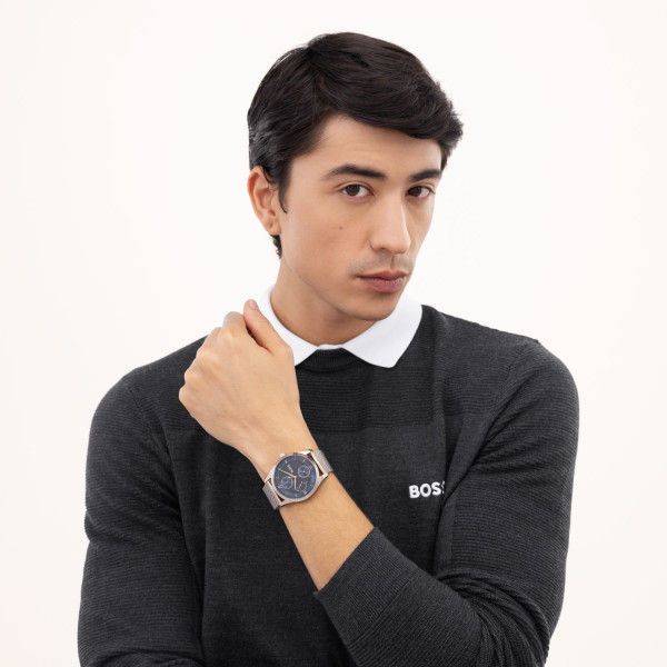 HUGO BOSS 1514276 мъжки часовник с тъмносин циферблат – classicwatches.bg