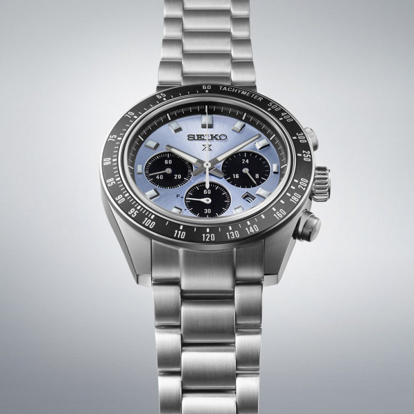 SEIKO PROSPEX SPEEDTIMER SOLAR 41MM MEN'S WATCH SSC935P1