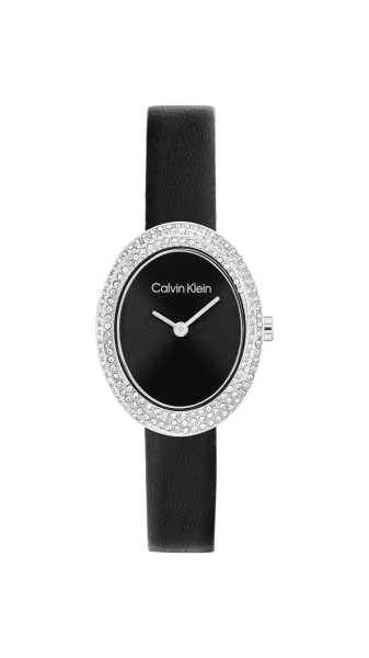 часовник calvin klein 25100145 дамски модел с кристали classicwatches.bg