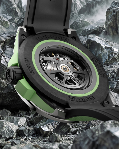 Norqain Wild One Skeleton Titanium Mint Green N3000.26T01.B01