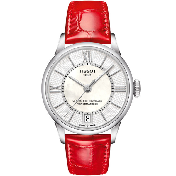 TISSOT CHEMIN DES TOURELLES POWERMATIC 80 32MM LADIES WATCH   T099.207.16.118.00