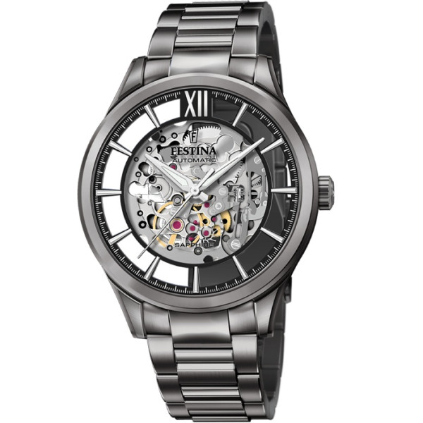 Festina F20632/1 мъжки автоматичен часовник скелетон – classicwatches.bg