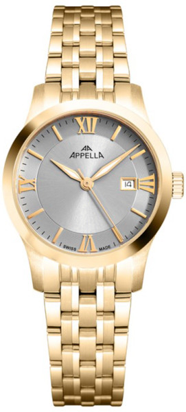 часовник appella l32004.1167q дамски златист модел classicwatches.bg
