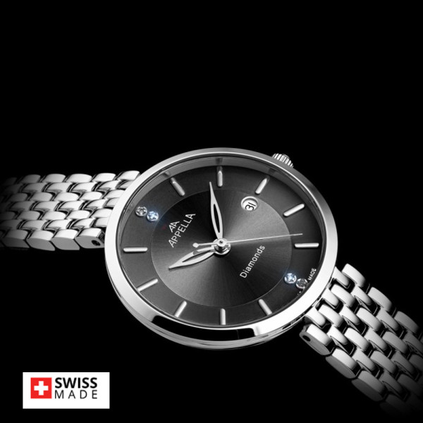 Appella часовник L50013.5196DQ сапфир кристал swiss made classicwatches.bg