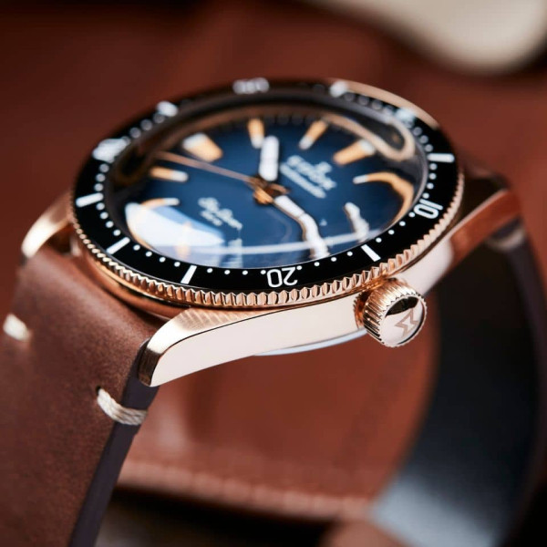 EDOX SKYDIVER LIMITED EDITION AUTOMATIC 42MM MEN`S WATCH 80126 BRN BUIDR