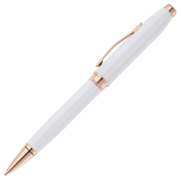 Cross Foundry - Pearl White Lacquer with Rose Gold химикалка