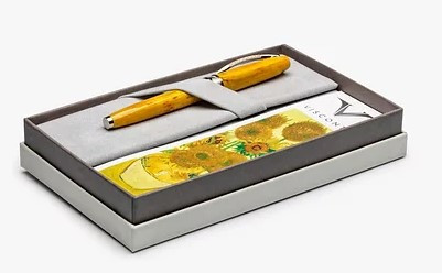 Visconti Van Gogh Sunflowers ролер с тематична кутия и репродукция – classicwatches.bg
