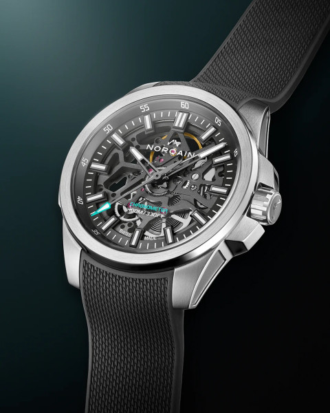 NORQAIN Independence Skeleton N3008.07S01.G01 автоматичен часовник със стоманен корпус – classicwatches.bg