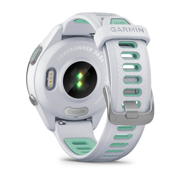 Garmin Forerunner 265S Black безел с Whitestone корпус и Whitestone/Neo Tropic силиконова каишка 010-02810-14