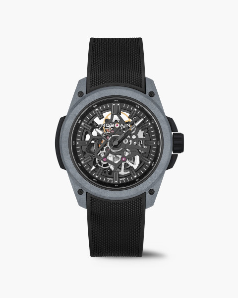 Часовник NORQAIN N3000.07Q42.B18 Wild ONE Skeleton 42mm Grey с черен скелетон циферблат – classicwatches.bg