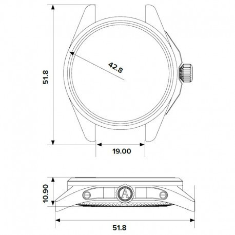 aviator swiss made часовник 100 метра водоустойчивост automatic classicwatches.bg