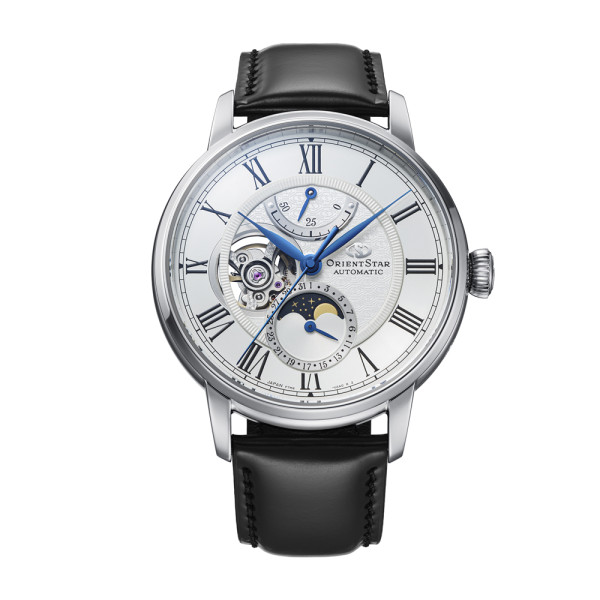 Orient Star RE-BT0005S часовник с индикатор за резерв и полускелетен циферблат ClassicWatches.bg