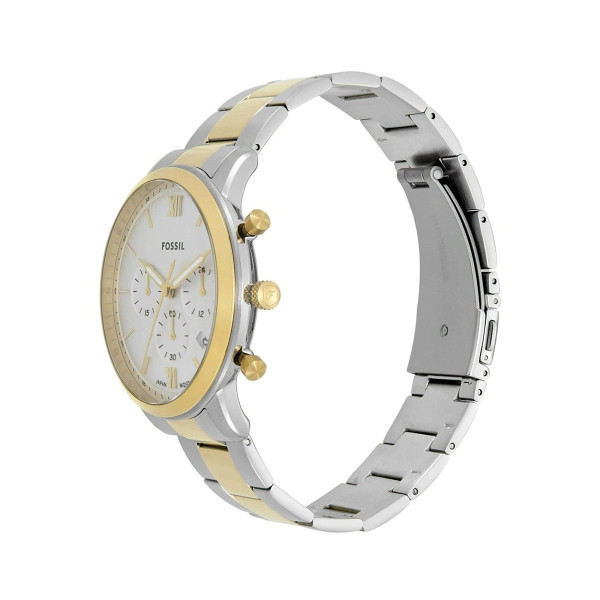 fossil fs6112 мъжки часовник благородна стомана двуцветна верижка classicwatches.bg