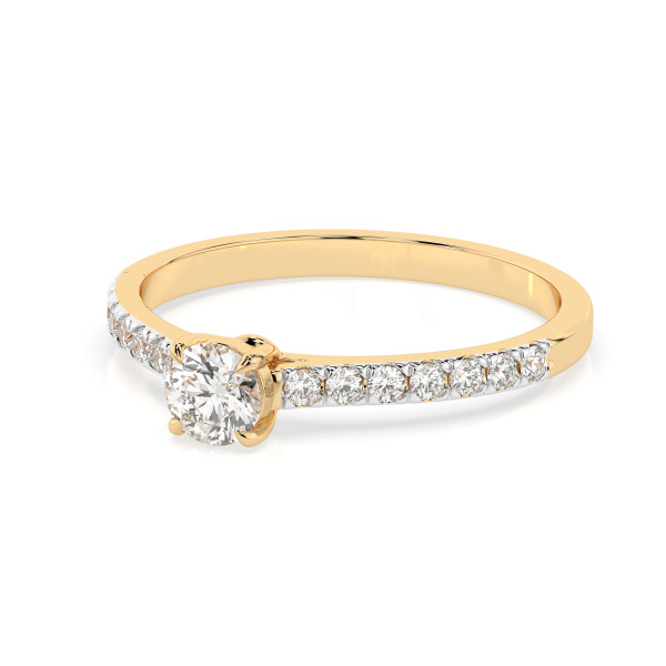 CARA DIAMANTI Златeн пръстен с диаманти K101-10094Y