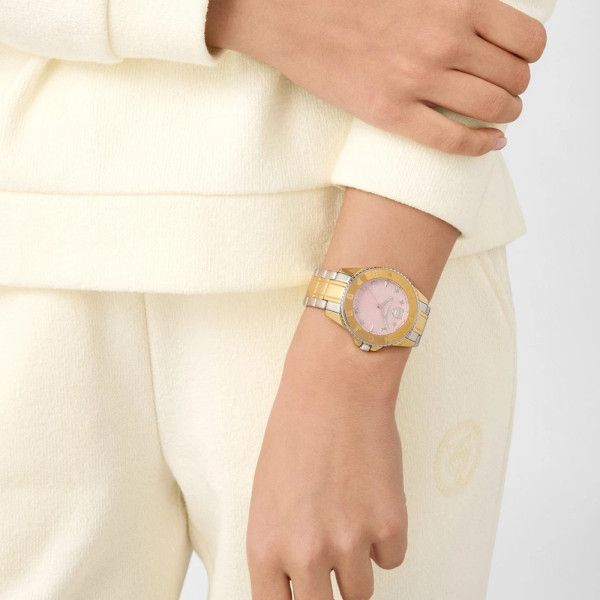 Philipp Plein PSKBA1625 дамски часовник с розов циферблат – ClassicWatches.bg