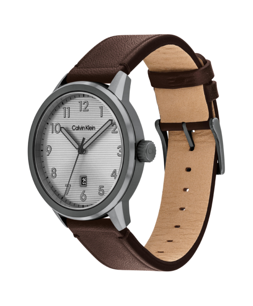 Calvin Klein 25200519 кварцов модел с кафява кожена каишка – ClassicWatches.bg