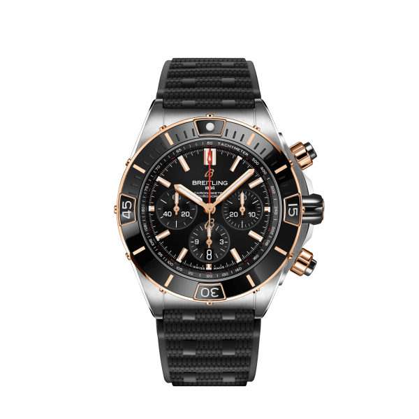 мъжки часовник автоматичен breitling-super-chronomat-b01-44-ub0136251b1u1-front-view-classicwatches  