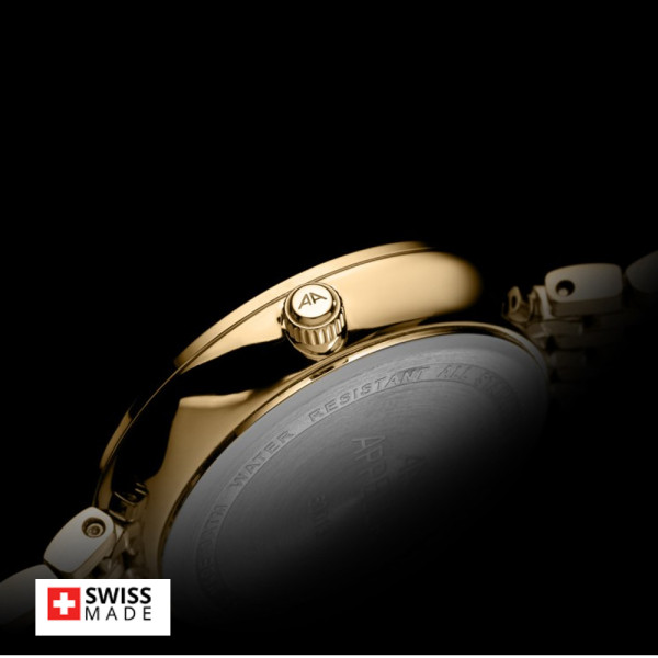часовник Appella L50013.1191DQ златист циферблат диаманти classicwatches.bg