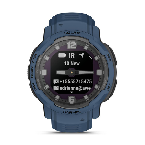 Garmin Instinct Crossover Solar Tidal Blue 010-02730-02