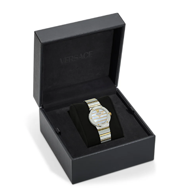 VERSACE GRECA LOGO PEARL 33MM VE0S00325