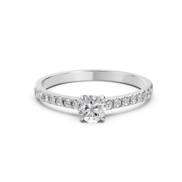 Cara пръстен с диаманти 0.40+0.21 ct GIA сертификат – ЗЛАТНО БИЖУ 14К K101-10094W(4.7)/14K