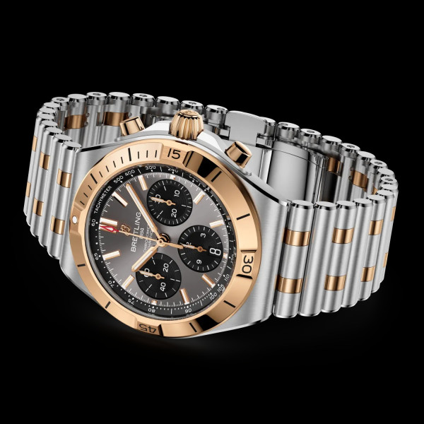 часовник breitling chronomat стомана и 18к розово злато classicwatches.bg