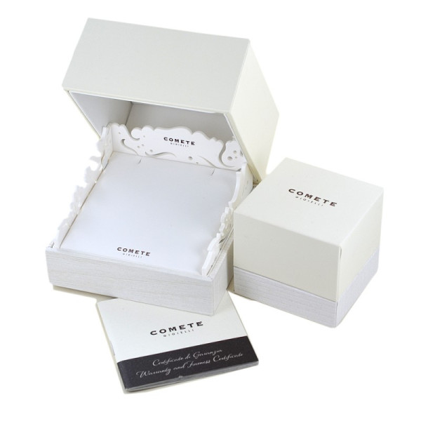 COMETE СРЕБЪРНИ ОБЕЦИ С РОЗОВА ПОЗЛАТА И КРИСТАЛИ  ORA144