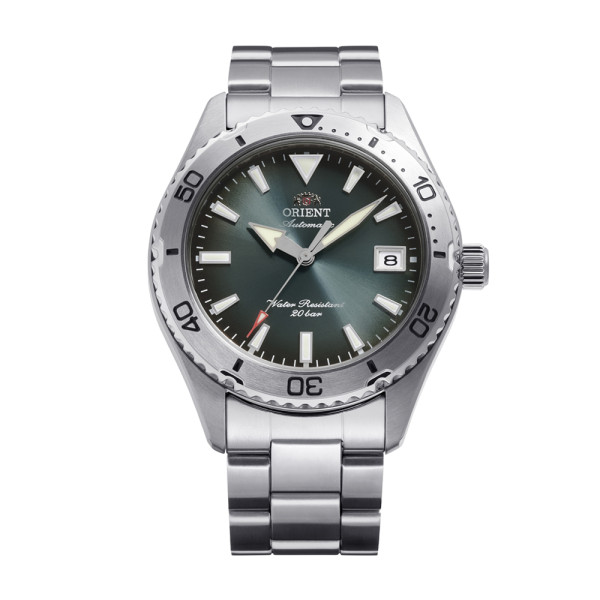 часовник orient ra ac0q13e автоматичен 20 atm зелен циферблат classicwatches.bg