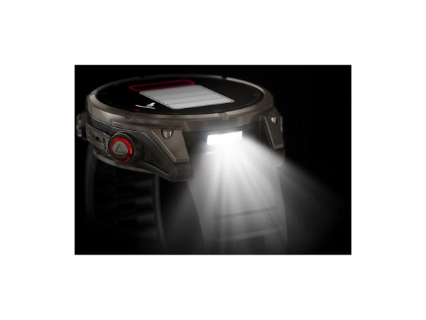 GARMIN FENIX 8 PRO 47MM AMOLED SAPPHIRE TITANIUM С GRAPHITE/BLACK СИЛИКОНОВА КАИШКА 010-03198-11