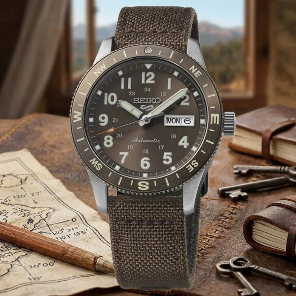 seiko 5 sports hdb009k1 кафяв циферблат ClassicWatches.bg