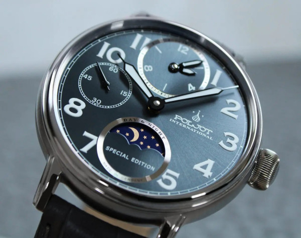 POLJOT INTERNATIONAL DOUBLETIMER   HAND WINDING 43MM LIMITED EDITION 300PIECES MEN'S WATCH 9120.2940332