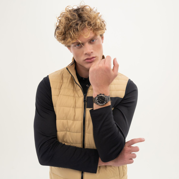 HUGO BOSS 1514271 мъжки спортно-елегантен хронограф с черно PVD – classicwatches.bg