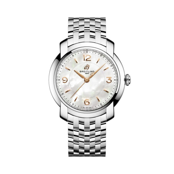 Часовник BREITLING Lady Premier 32 A77330121A2A1 с перлен циферблат classicwatches.bg