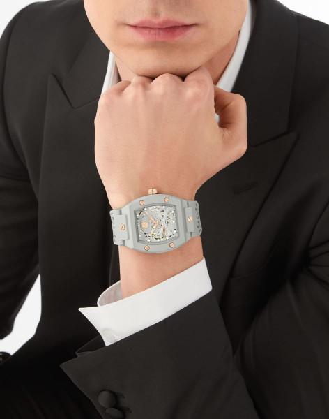 PHILIPP PLEIN THE SKELETON ECOCERAMIC 44MM MEN'S WATCH PWVBA0123