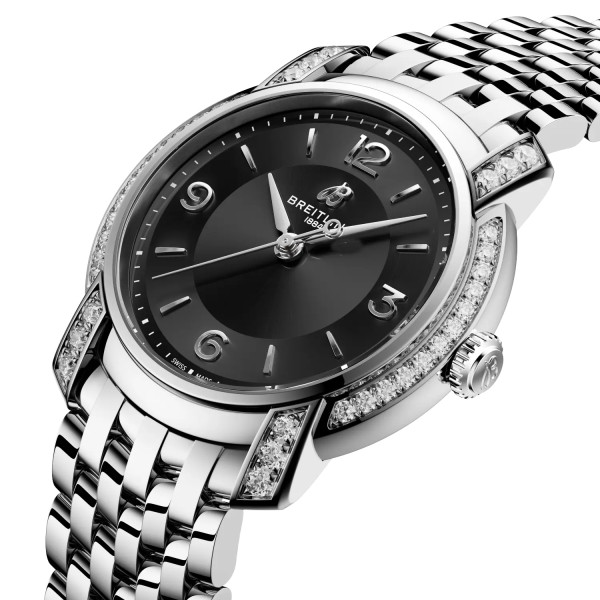 Дамски часовник BREITLING Lady Premier кварц A77330671B1A1 със стоманен корпус и диаманти – classicwatches.bg