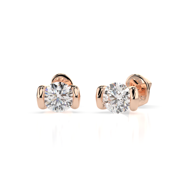 Cara обеци с GIA сертифицирани диаманти K102-10016R