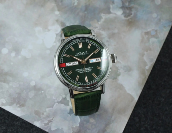 мъжки часовник автоматичен poljot-gorbatschow-36nh4200115-green-dial-classicwatches

