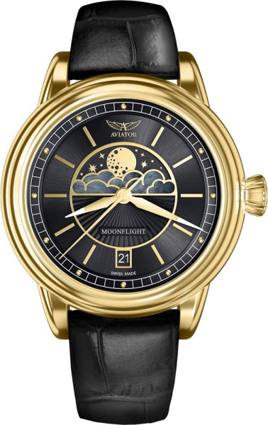 часовник дамски кварцов aviator v.1.33.1.344.4 отпред ClassicWatches.bg
