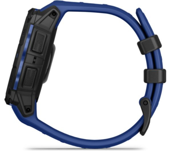 ЧАСОВНИК GARMIN INSTINCT CROSSOVER AMOLED BLACK С BOLT BLUE LIMITED EDITION 45MM 010-02935-03