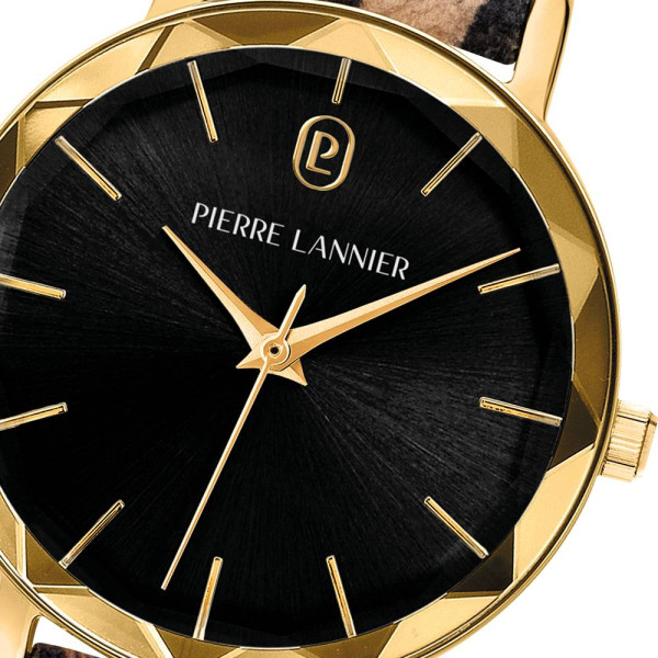 Pierre Lannier 010P539 дамски кварцов часовник с леопардова каишка ClassicWatches.bg
