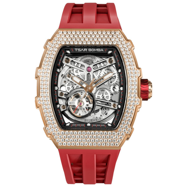 TSAR BOMBA T-Elemental Automatic Red TB8208D-12