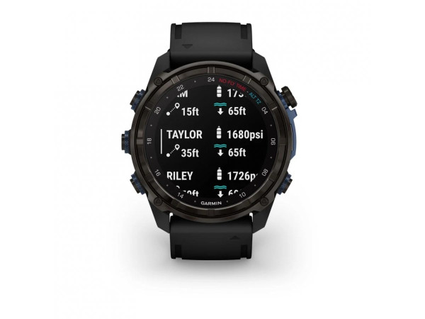 GARMIN Descent™ Mk3i - 51мм Carbon grey DLC титан с черна силиконова каишка