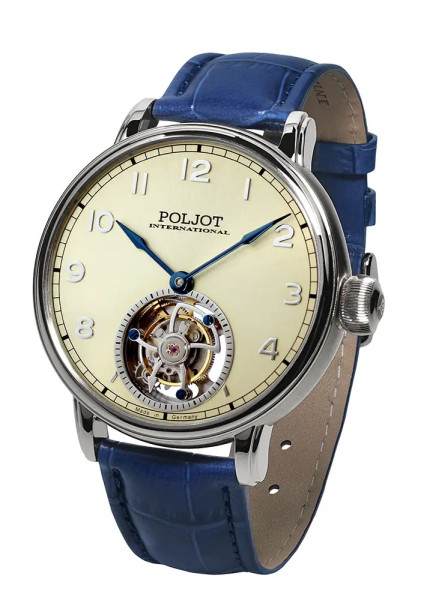 мъжки часовник турбийон poljot-international-3400.T-XVIII-CS-front-view-classicwatches