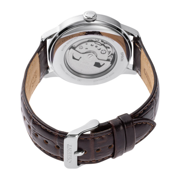 Часовник Orient Bambino Sun & Moon RA-AK0805E – елегантен автоматичен модел с индикатор ден/нощ и класически дизайн – оригинален от ClassicWatches.bg