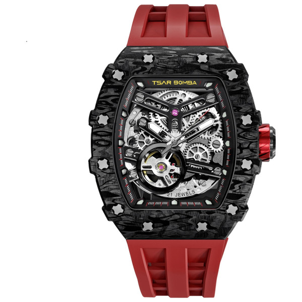 TSAR BOMBA T-Elemental Carbon Fiber Passion Red TB8209CF-32